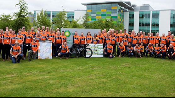 The BP Coast to Coast Cylists